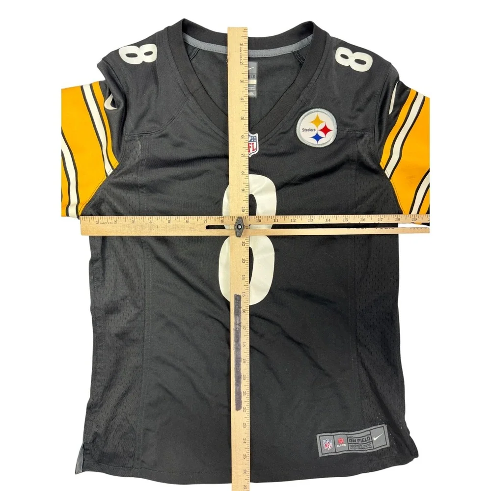 Nike Kenny Pickett Pittsburgh Steelers #8 NFL On Field Jersey Black Women's L